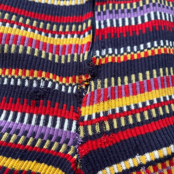 Vintage Pandora Colorful Striped Skorts/Hot pants - Sz Small - Picture 12 of 16